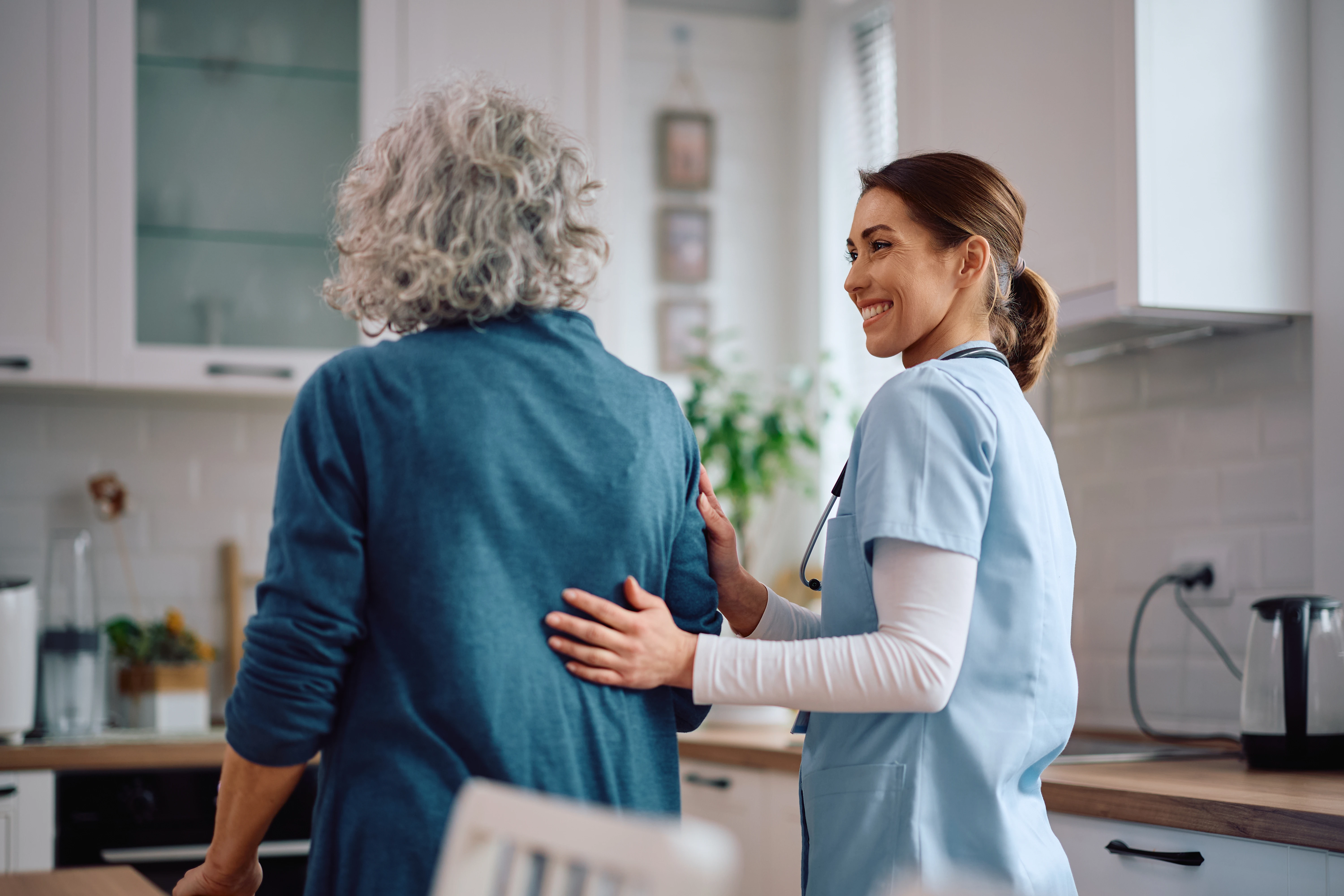 Home Health Agency patient receiving value-based wound care services from Old Mission Wound Care